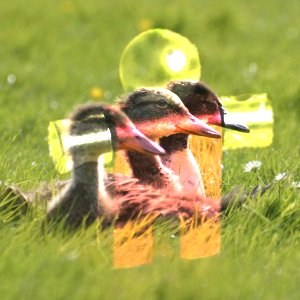 Beispiel für den Ebenenmodus Abwedeln